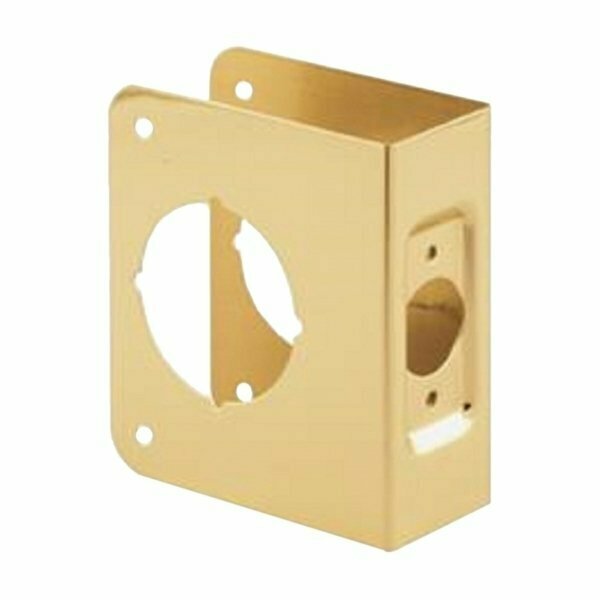 Defender Security Door Reinforcer Brass 1-3/4in U 9544